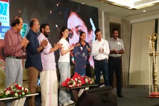 Kerala Women Cricket Team  Keerthy Suresh  Keerthy Suresh Kerala Women Cricket Team  Keerthy Suresh brand ambassador  Keerthy Suresh on Minnu Mani  Minnu Mani  കീര്‍ത്തി സുരേഷ്  കീര്‍ത്തി സുരേഷ് ബ്രാൻഡ് അംബാസിഡർ  കേരള വനിത ക്രിക്കറ്റ് ടീം കീര്‍ത്തി സുരേഷ്  മിന്നു മണി