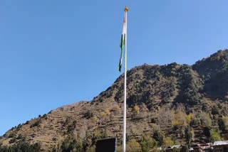 104 feet high National Flag at Titwal Karnah