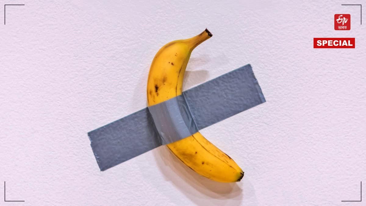 Duct-taped Banana