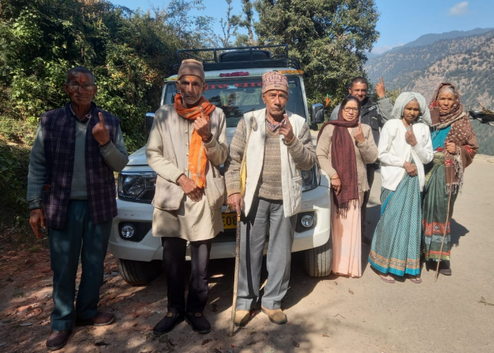 KEDARNATH BY ELECTION VOTING