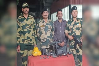 Punjab BSF Seized Drone and over 3 Kg Heroin in border Village of Amritsar