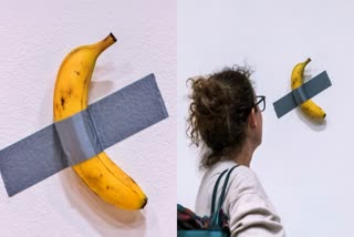 Banana Taped To Wall