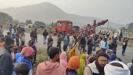 JHARKHANDU ACCIDENT  JHARKHANDU  7death in Jharkhandu accident  bus accident