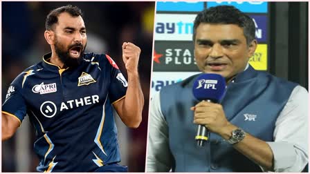 Mohammed Shami and Sanjay Manjrekar