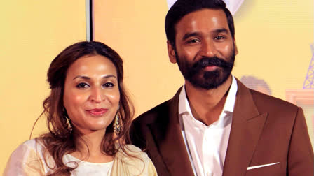 Tamil actor Dhanush with ex-wife Aishwarya