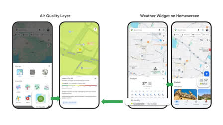 Google Maps gets Air View+ feature for hyperlocal air quality monitoring