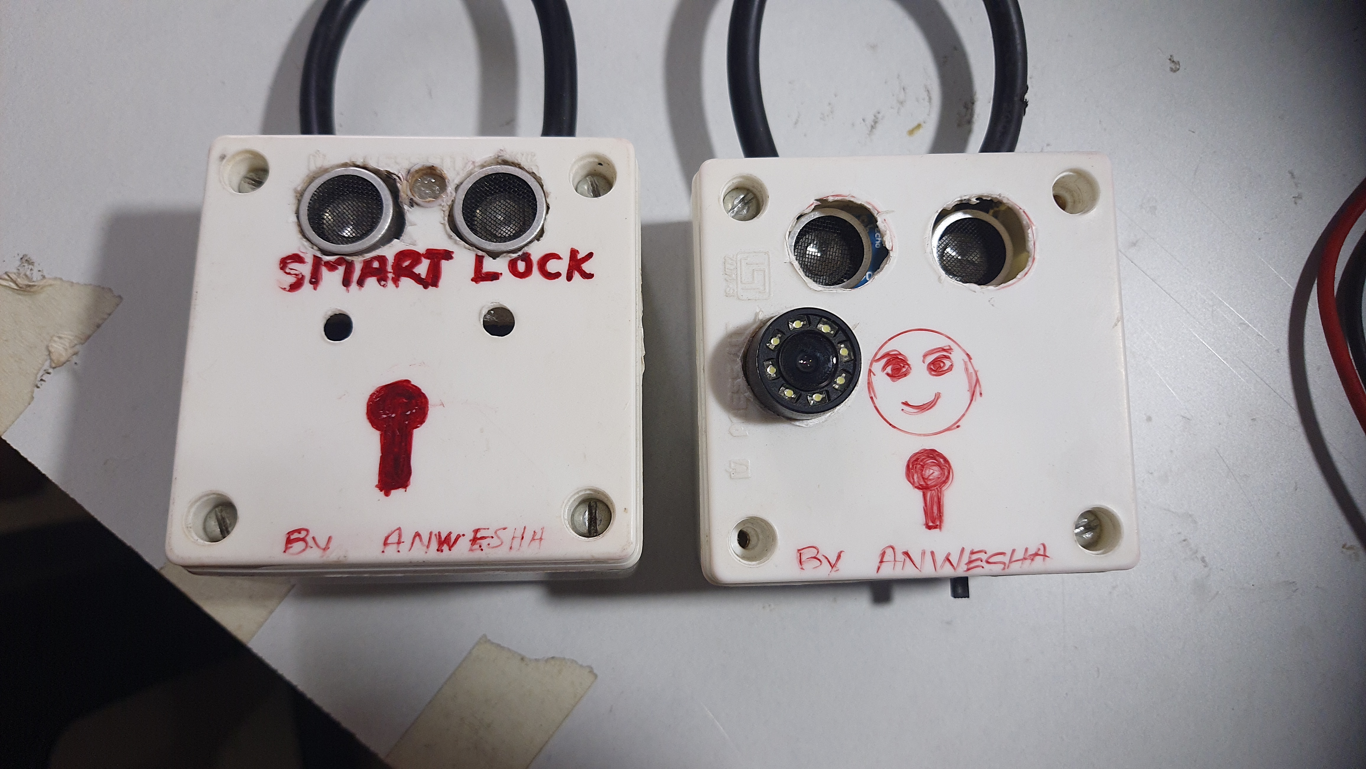 Young engineer made smart lock