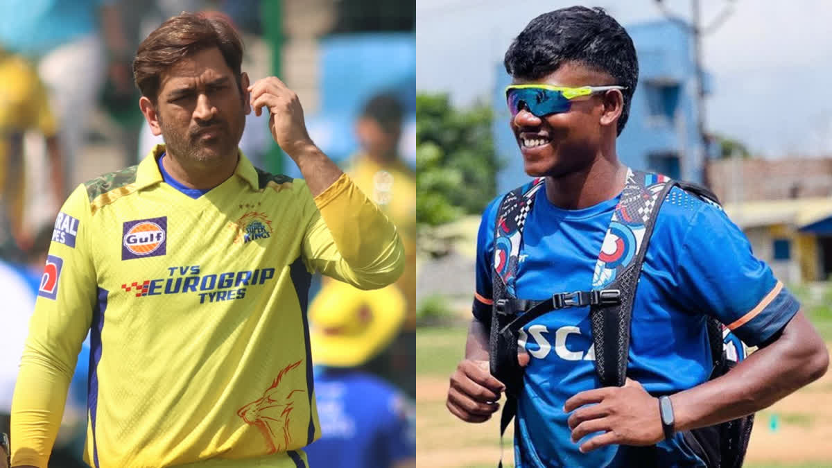 Robin Minz  Who Is Robin Minz  First Tribal Player In IPL  Ranchi Gayle Robin Minz  IPL 2024 Robin Minz Gujarat Titans  MS Dhoni Robin Minz  റോബിന്‍ മിന്‍സ്  റോബിന്‍ മിന്‍സ് ഐപിഎല്‍  എംഎസ് ധോണി റോബിന്‍ മിന്‍സ്  റാഞ്ചിയുടെ ഗെയില്‍