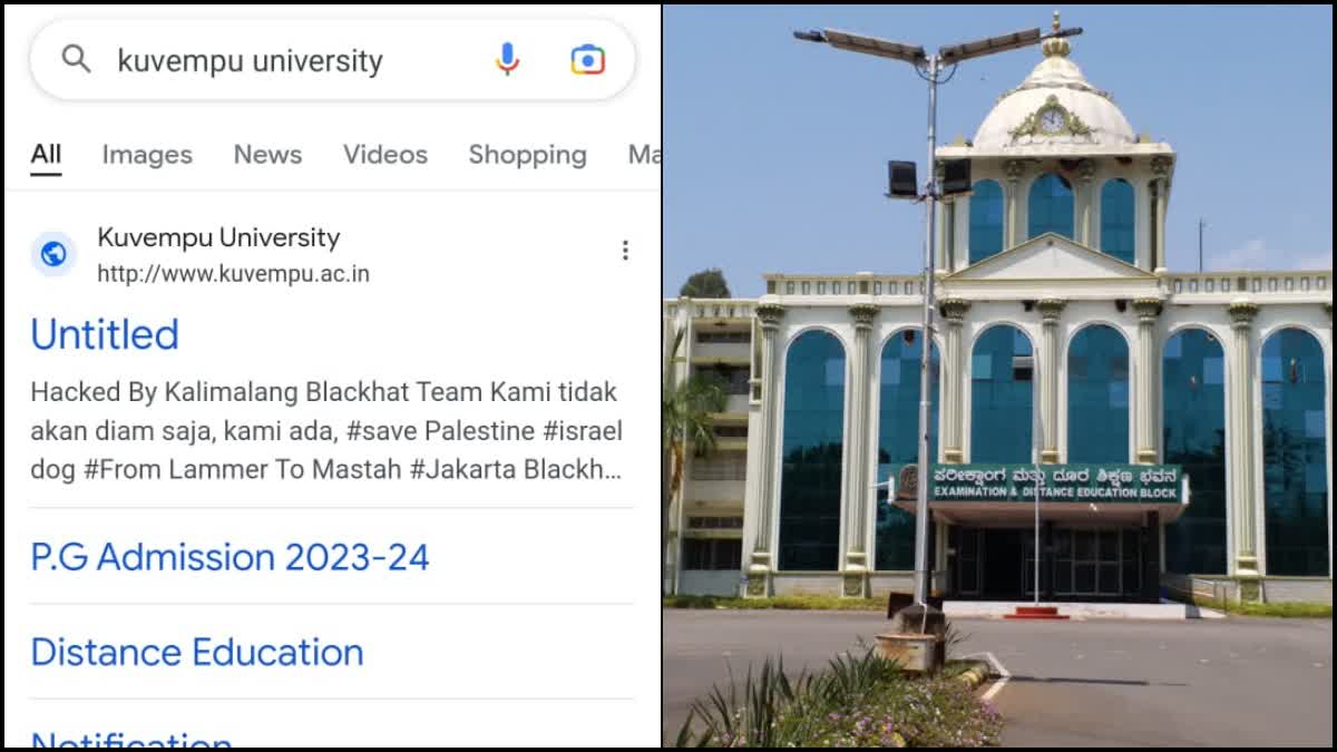Kuvempu University website hacked by Palestine supporters