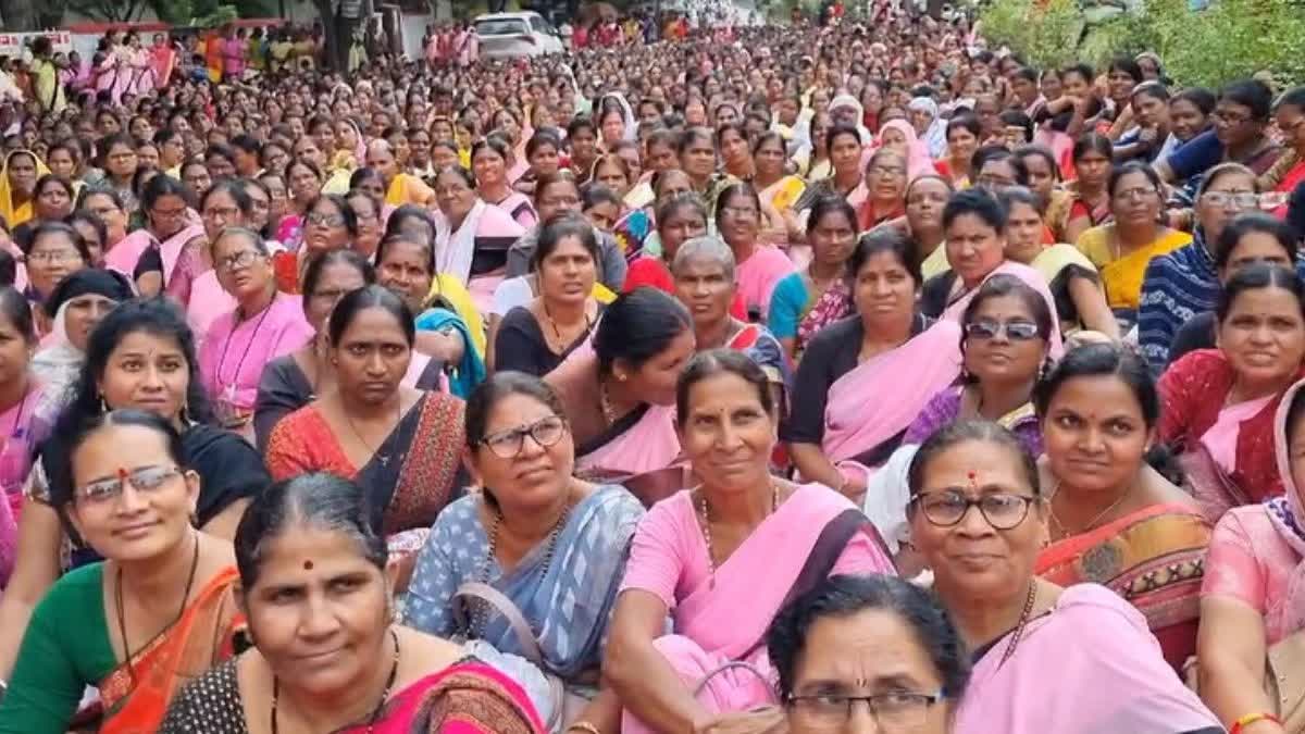 Anganwadi Workers Strike