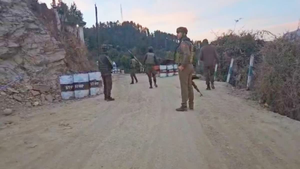 Militants attacked an army vehicle in Poonch