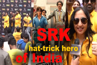 WATCH:  Fans say SRK is the hat-trick hero of India as Dunki hits big screens