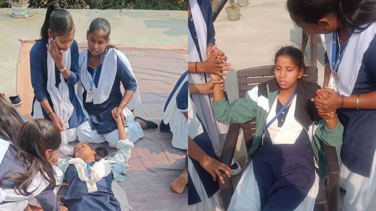 girls fainted in Masaurhi School