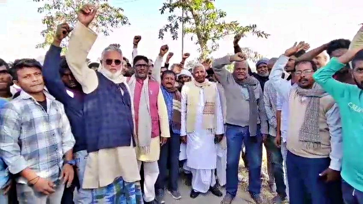 sikarhana river dam protest