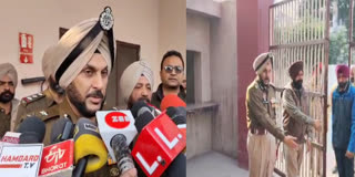 Amritsar Police Commissioner Gurpreet Singh Bhullar inspected various polling booths