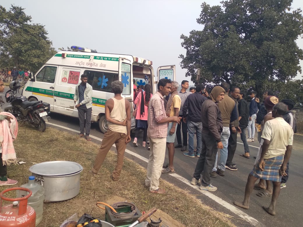 Several children injured after school bus overturned in Ranchi Sikidari Valley