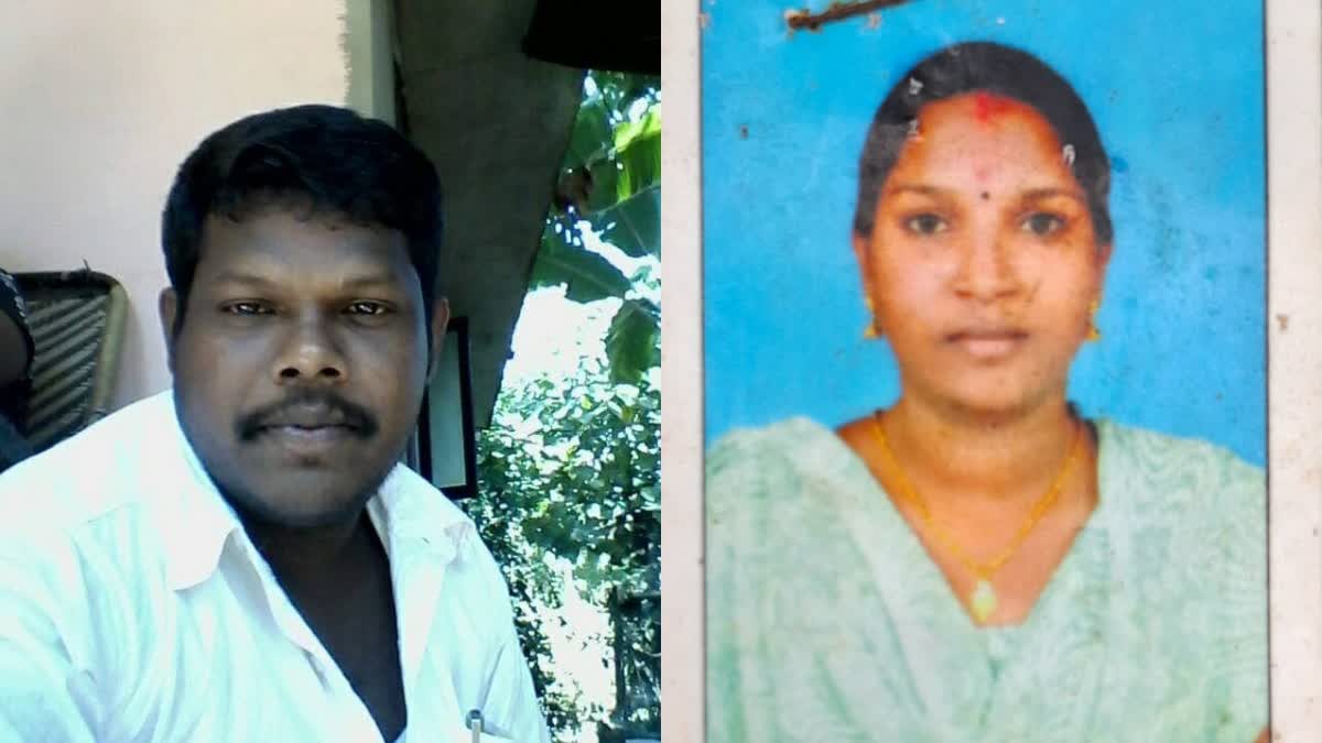 Koratty murder  ഭാര്യയെ വെട്ടിക്കൊലപ്പെടുത്തി  ഭര്‍ത്താവ് ആത്മഹത്യ ചെയ്‌തു  man committed suicide