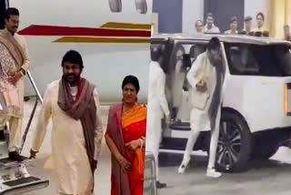 Chiranjeevi, Ram Charan - Amitabh Bachchan, Abhishek land in Ayodhya for Ram Mandir consecration