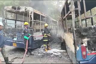 Fire Accident At Dilsukhnagar Depot