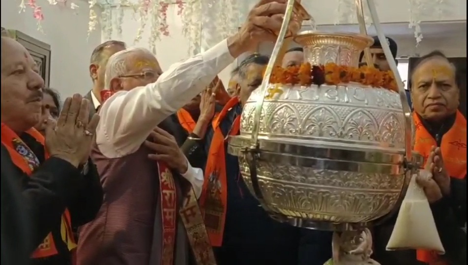 CM Manohar lal Visit Karneshwar Mahadev Temple Karnal