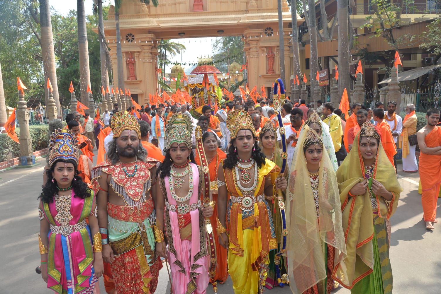 sri-rama-coronation-held-in-ganapati-satchidananda-ashram-at-mysuru