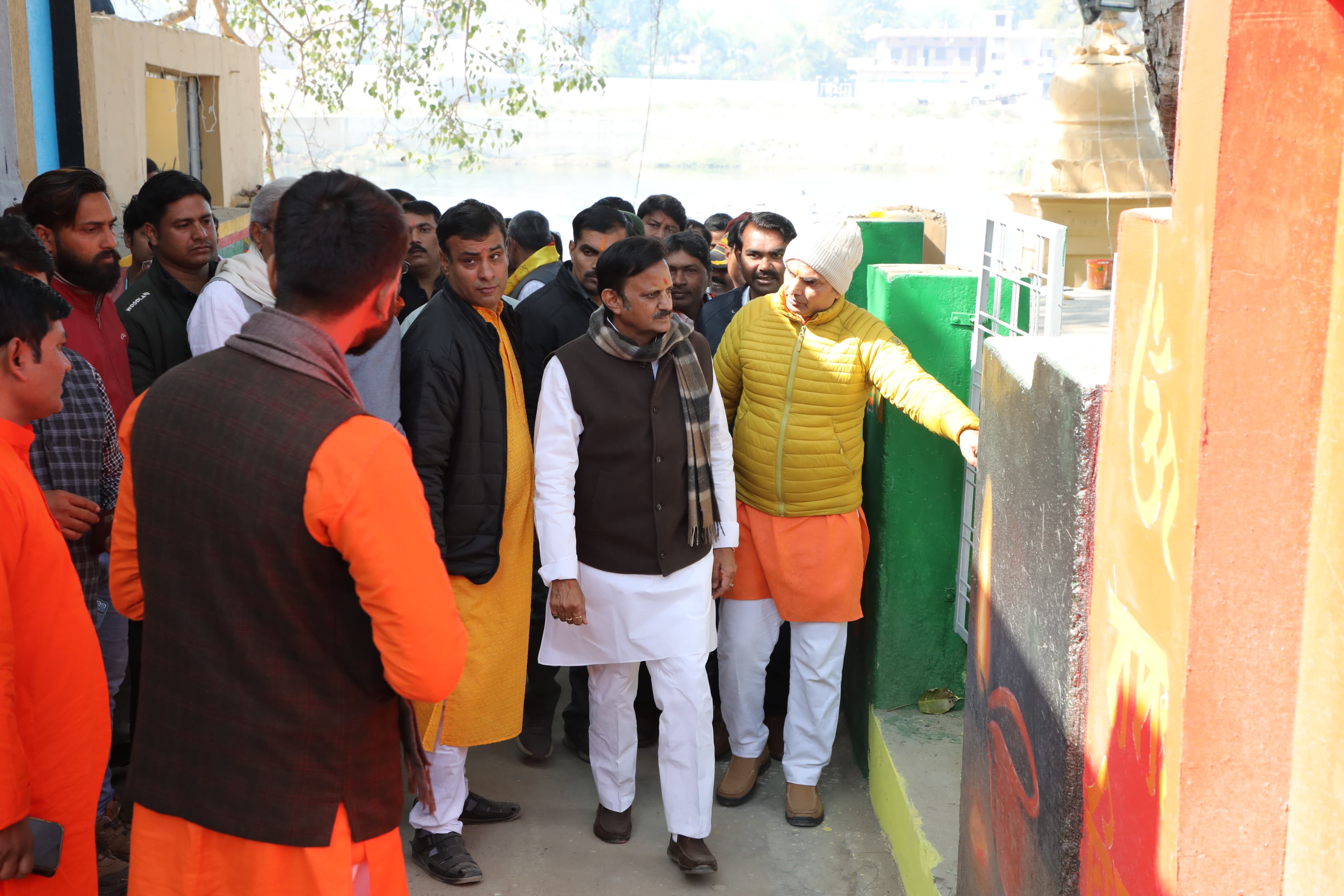 CM Mohan& Shivraj Worship In Orchha