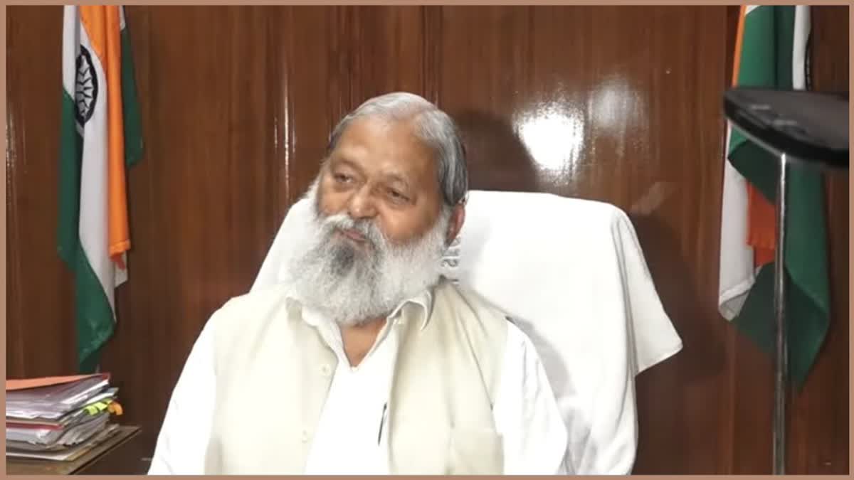 Anil Vij suggestion to Haryana government