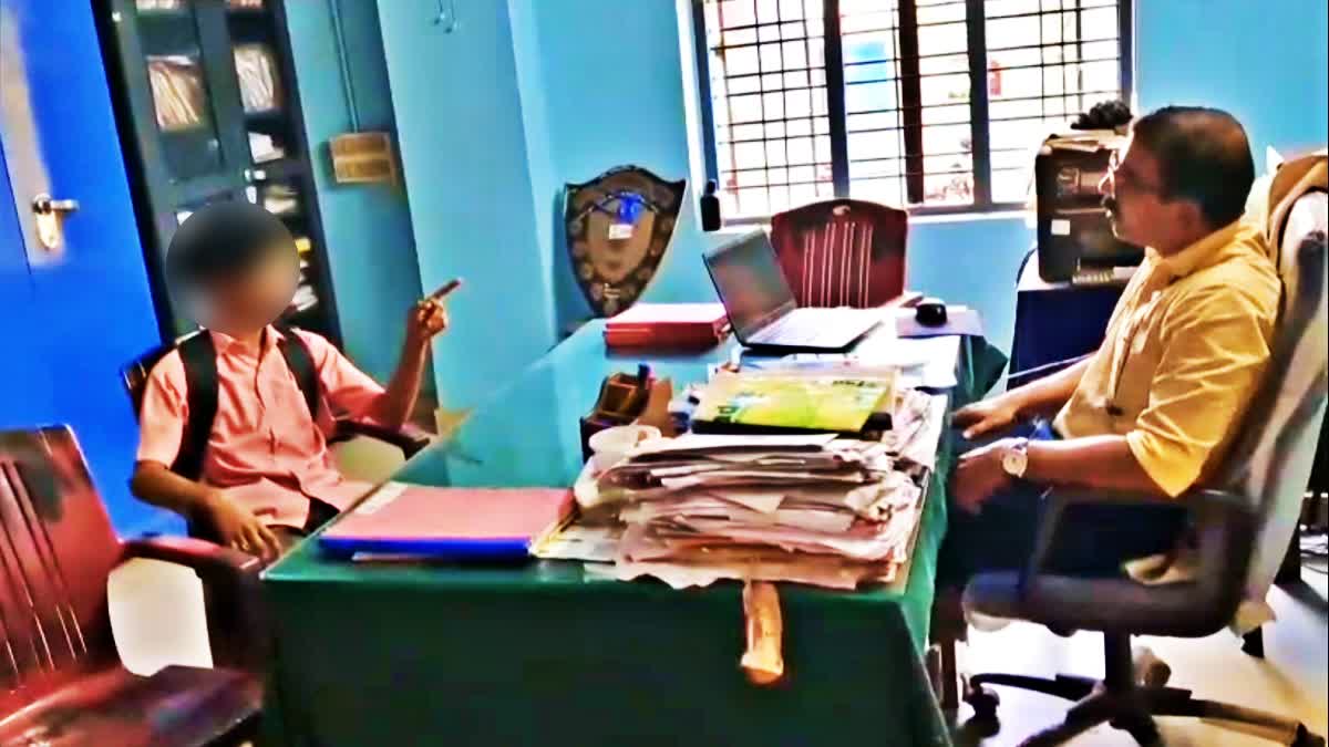 Thrithala GHSS  confiscating mobile phone  വധഭീഷണി  അധ്യാപക രക്ഷാകർത്തൃ സമിതി