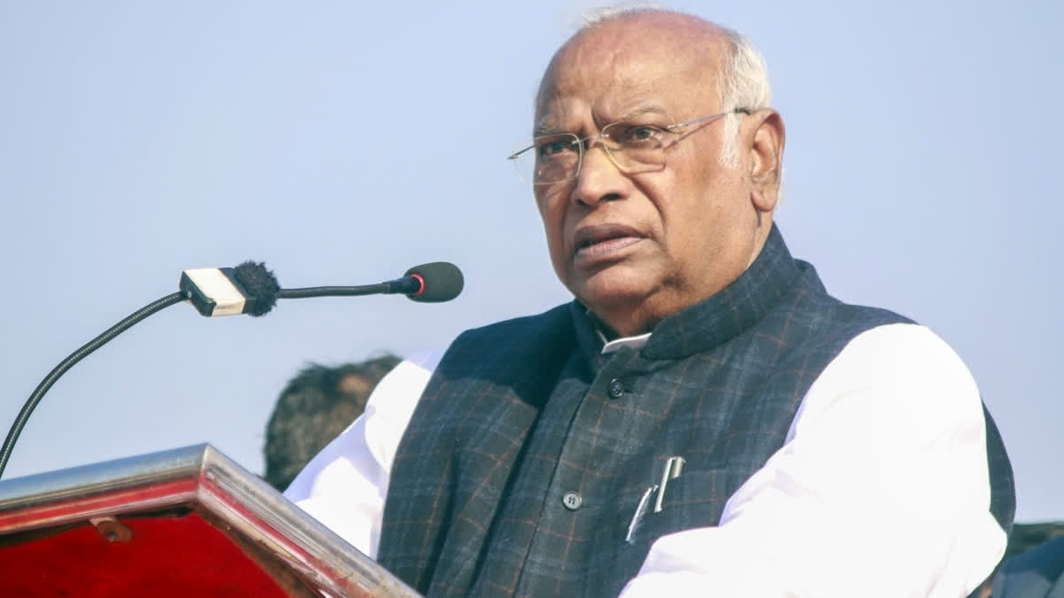 CONG SLAMS BJP  Modi  Mallikarjun kharge  bjp