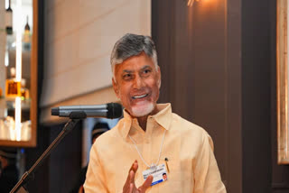 Andhra Pradesh Chief Minister N Chandrababu Naidu speaks at CII session on the sidelines of World Economic Forum Annual Meeting, in Davos, Switzerland.