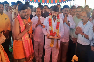 mla_balakrishna_in_bhumi_puja_for_the_electricity_substation_in_hindupur