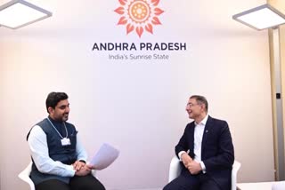 Lokesh meets Wipro and Temasek Representatives for investment in Davos