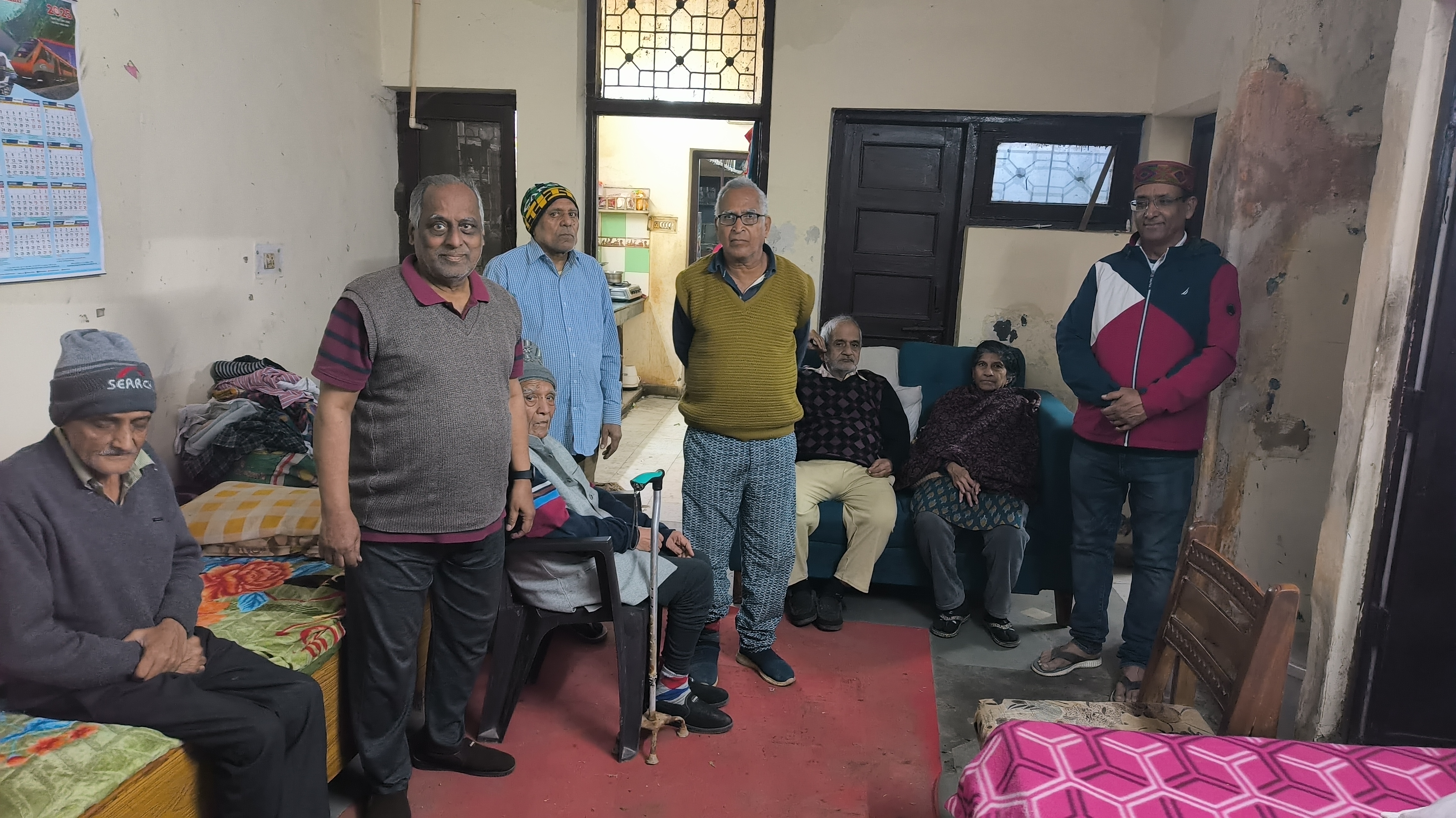 Anil Sarin is running an old age home in Faridabad after quitting job in canada serving destitute elderly people