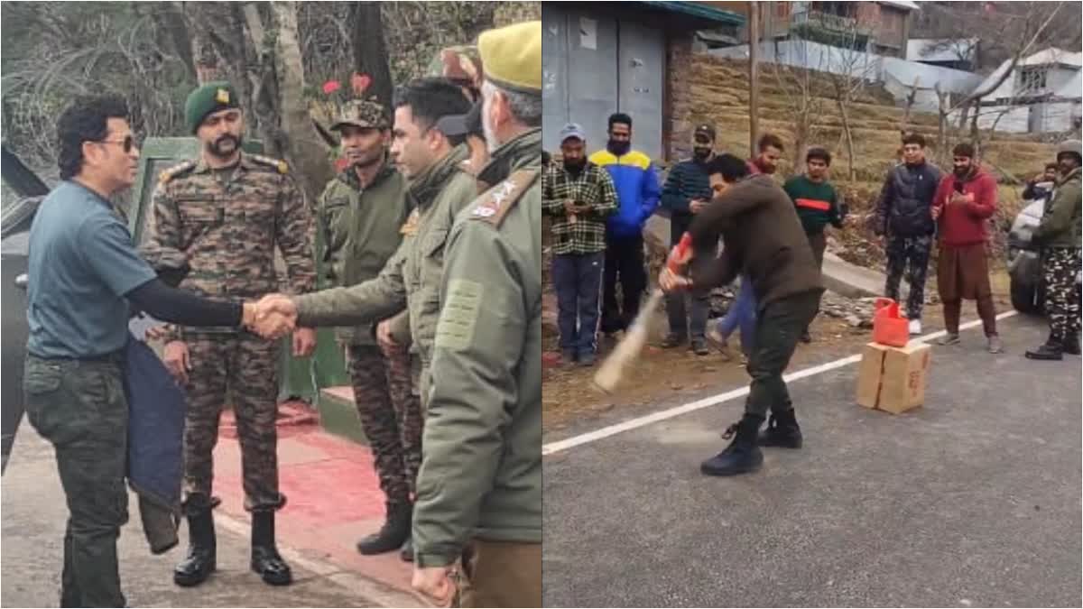 Sachin Tendulkar in Kashmir