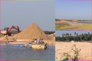 YSRCP_Leaders_Illegal_Sand_Mining_in_Bapatla_District