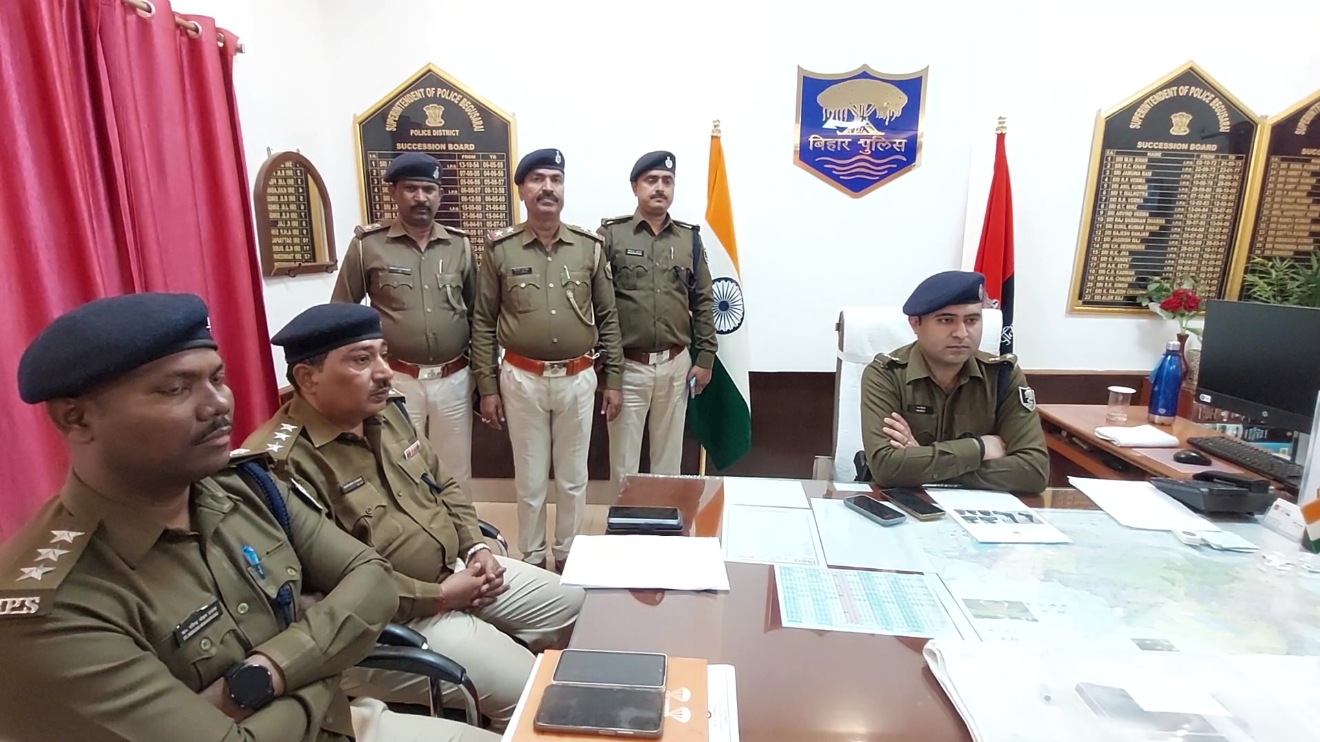 बेगूसराय में पुलिस टीम पर फायरिंग