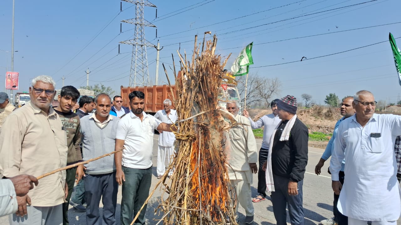 farmers protest in Haryana
