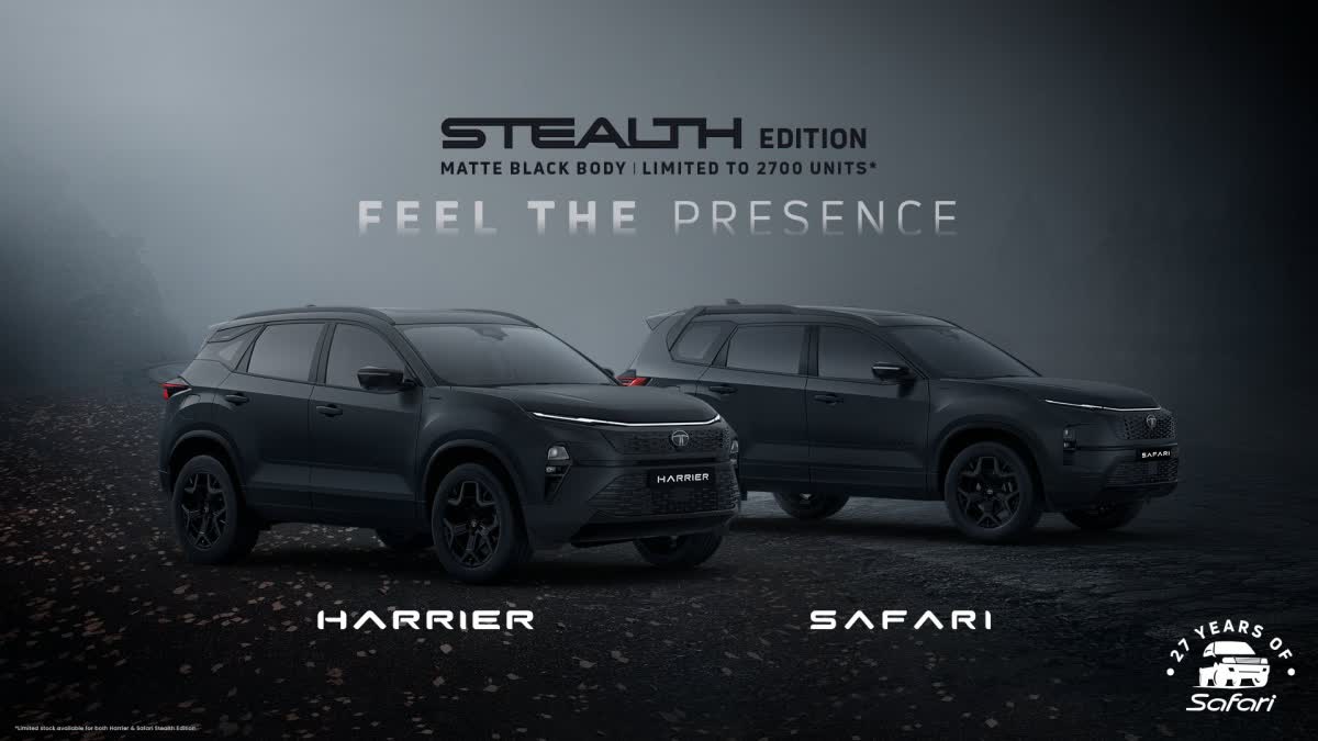 Stealth Edition of Tata Safari and Harrier