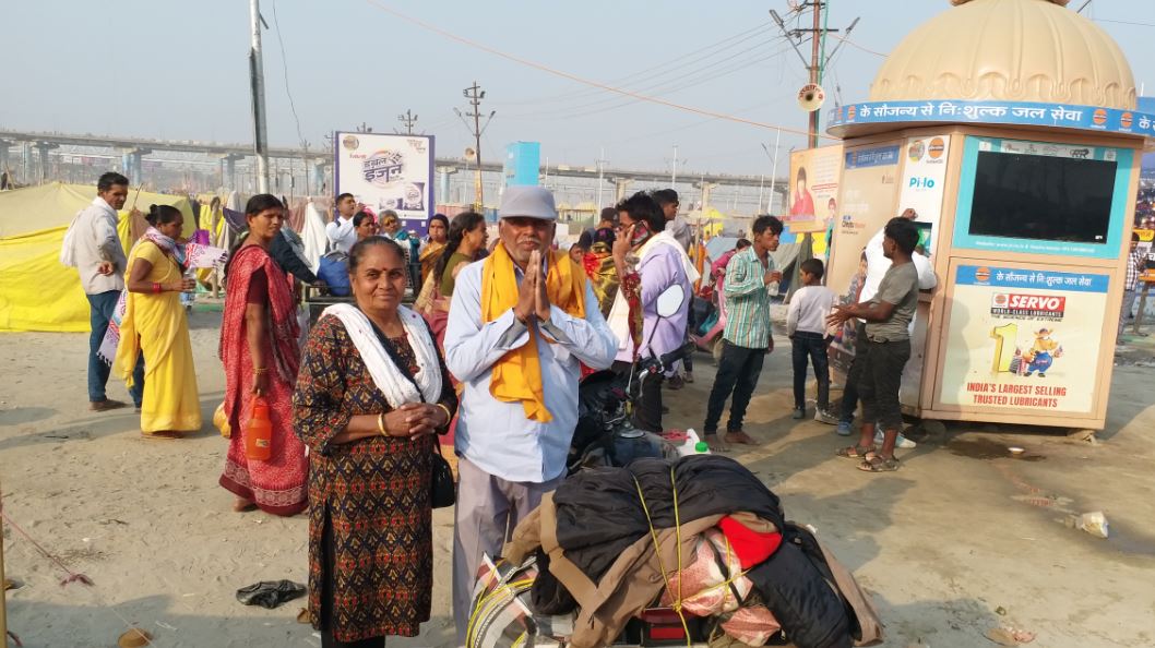 MAHA KUMBH ON MOTORCYCLE