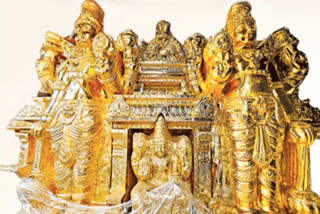 68-kg-gold-50-dot-5-feet-vimana-gopuram-to-be-inaugurated-at-yadagirigutta-tomorrow