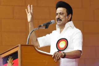 STALIN ON HINDI LANGUAGE ROW  STALIN CRITICIZES CENTRE  എംകെ സ്റ്റാലിൻ  NEW PROJECTS IN TAMILNADU