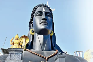 Adiyogi statue.