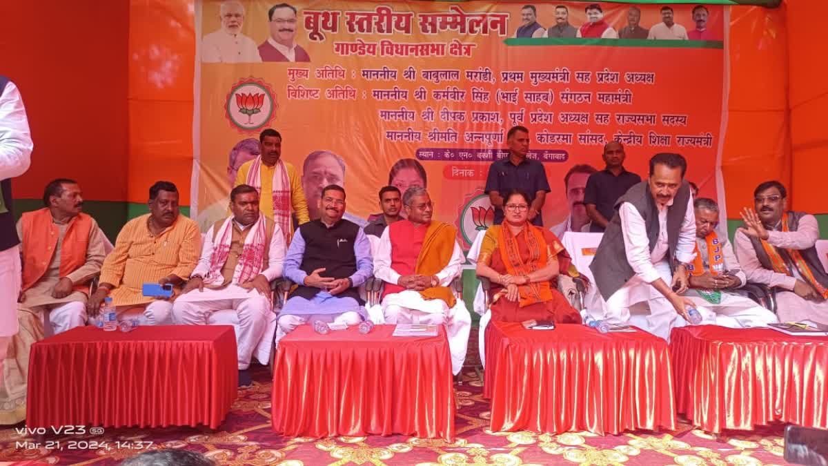 In assembly level conference of BJP held in Giridih resolution was taken to achieve victory in Lok Sabha elections and assembly by elections