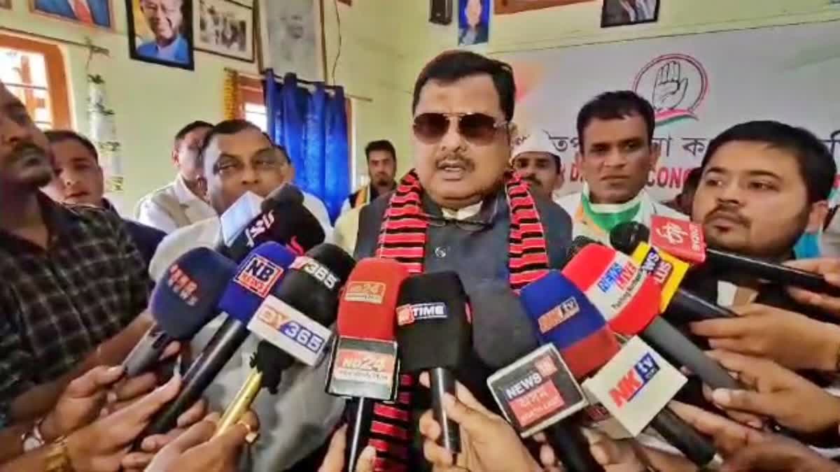 congress candidate Rakibul Hussain criticises cm himanta biswa sarma