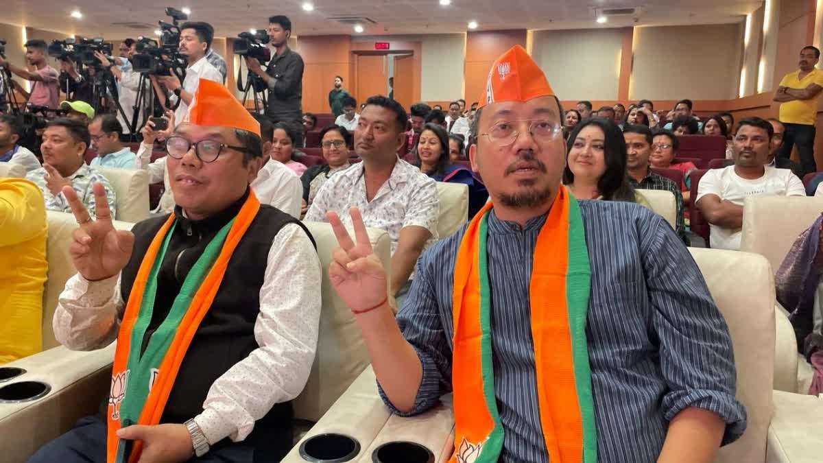 SAMARJIT HAFLONGBAR JOINS BJP