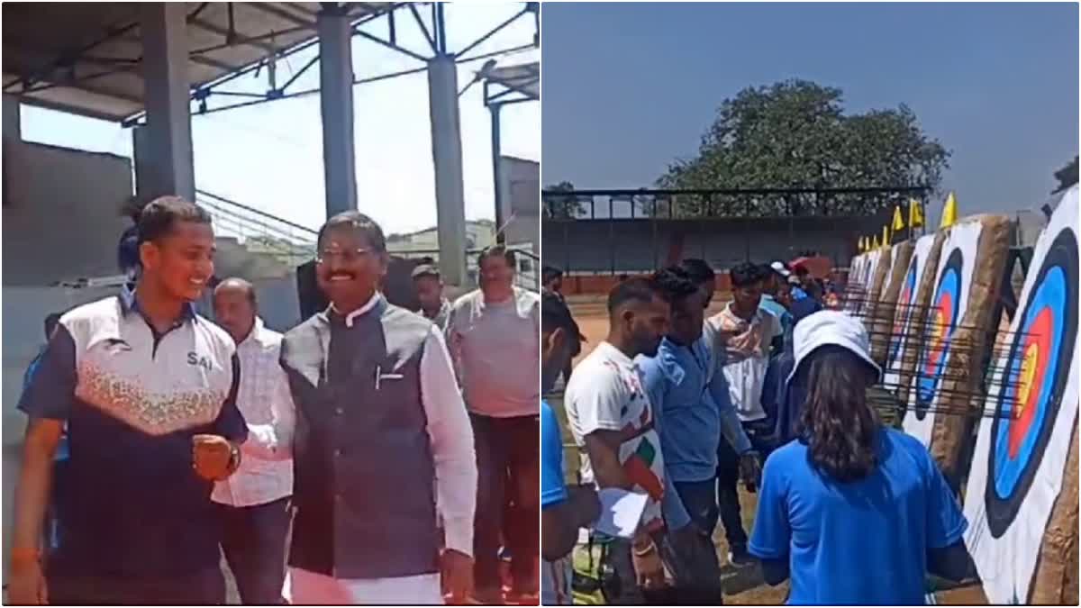Union Minister Arjun Munda inaugurated archery competition in Khunti