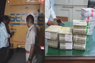 Unaccounted money seized at trichy