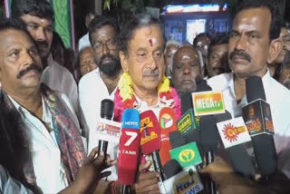 தேனி அதிமுக வேட்பாளராக  நாராயணசாமி அறிவிப்பு