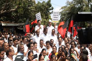 MP Dayanidhi maran protest