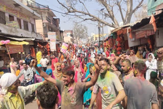Holi festival begins in Mehandipur Balaji of dausa distric